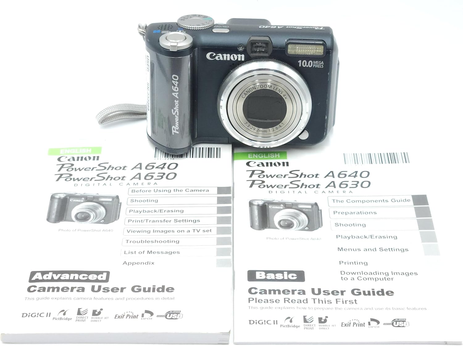 Canon PowerShot A640 10MP Digital Camera with 4x Optical Zoom