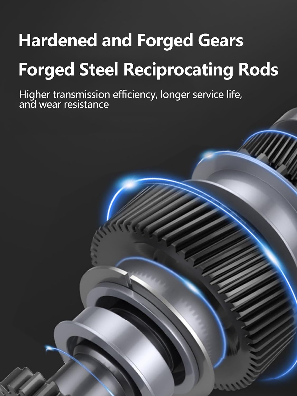 Cordless Reciprocating Saw with 2 Batteries and Charger 3500 RPM Brushless Motor 4 Saw Blades Kit LED Light Tool-Free Blade Change Lightweight for Wood Metal PVC Cutting