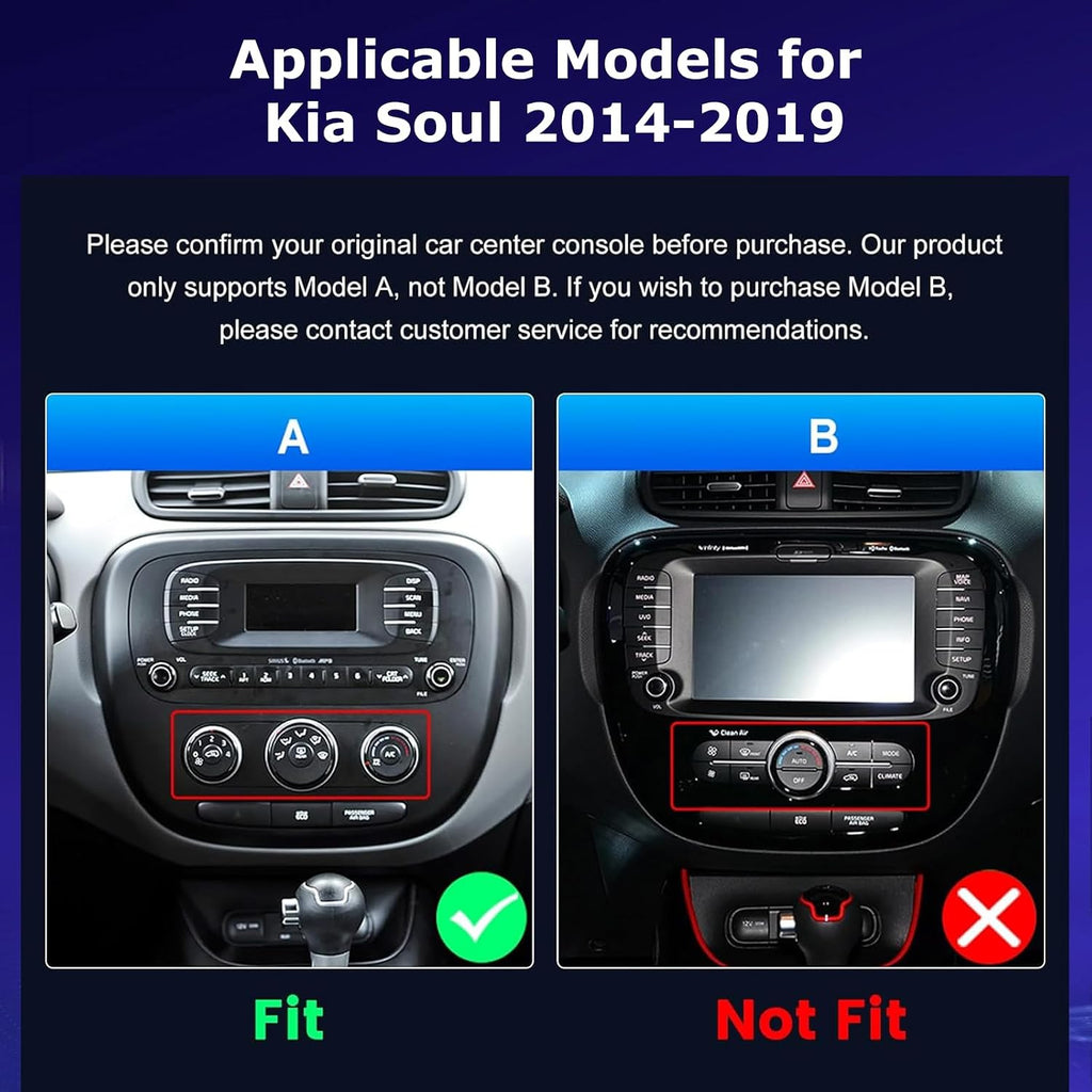 [4+64G] for Kia Soul 2014-2019 Upgrade Radio: NHOPEEW 9 inch IPS Touchscreen Android Stereo - Wireless Carplay and Android Auto, Custom Homepage, 5G/WiFi, GPS, DSP/EQ, SWC + AHD Backup Camera