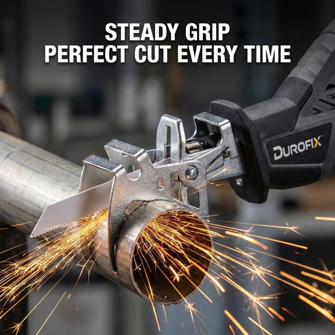 Durofix G12 Series RK12136-2-K4 12V Cordless 3/8' Hammer Drill Power Tool Combo Kit with Reciprocating Saw, 1 Battery & Charger
