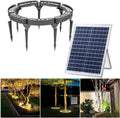 Garden Solar Lights, LED Solar Landscape Spotlights for Big Tree, Outdoor Ring Tree Light, Made to Last(Warm White Light,Pack of 7)
