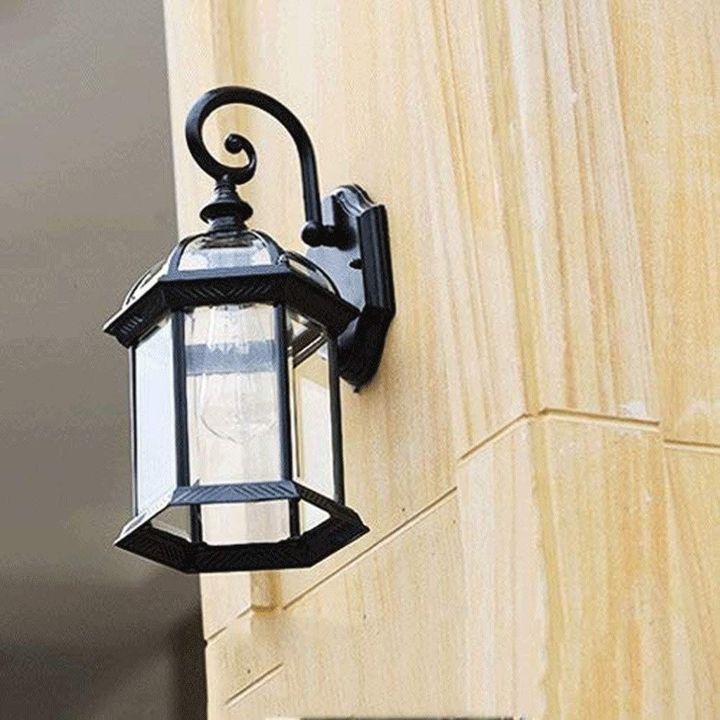 Black Porch Lights, LED Solar Lawn Light Garden Decoration Wall Lamp,Waterproof Outdoor Spotlight Wall Sconce,for Courtyards, Corridors, Hallways, Doorways