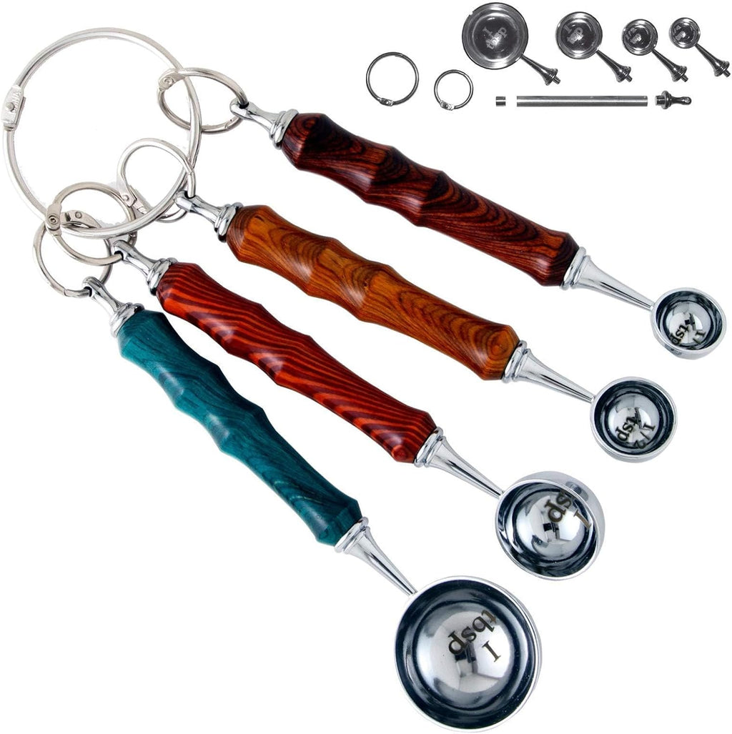 Penn State Industries PKMSPN Measuring Spoon Set Kit Woodturning Project (5pack)