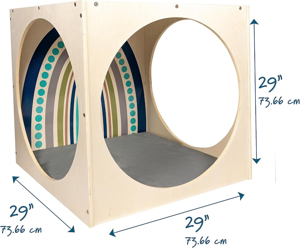 Children's Factory Tranquility Cube Reading Nook, Wooden