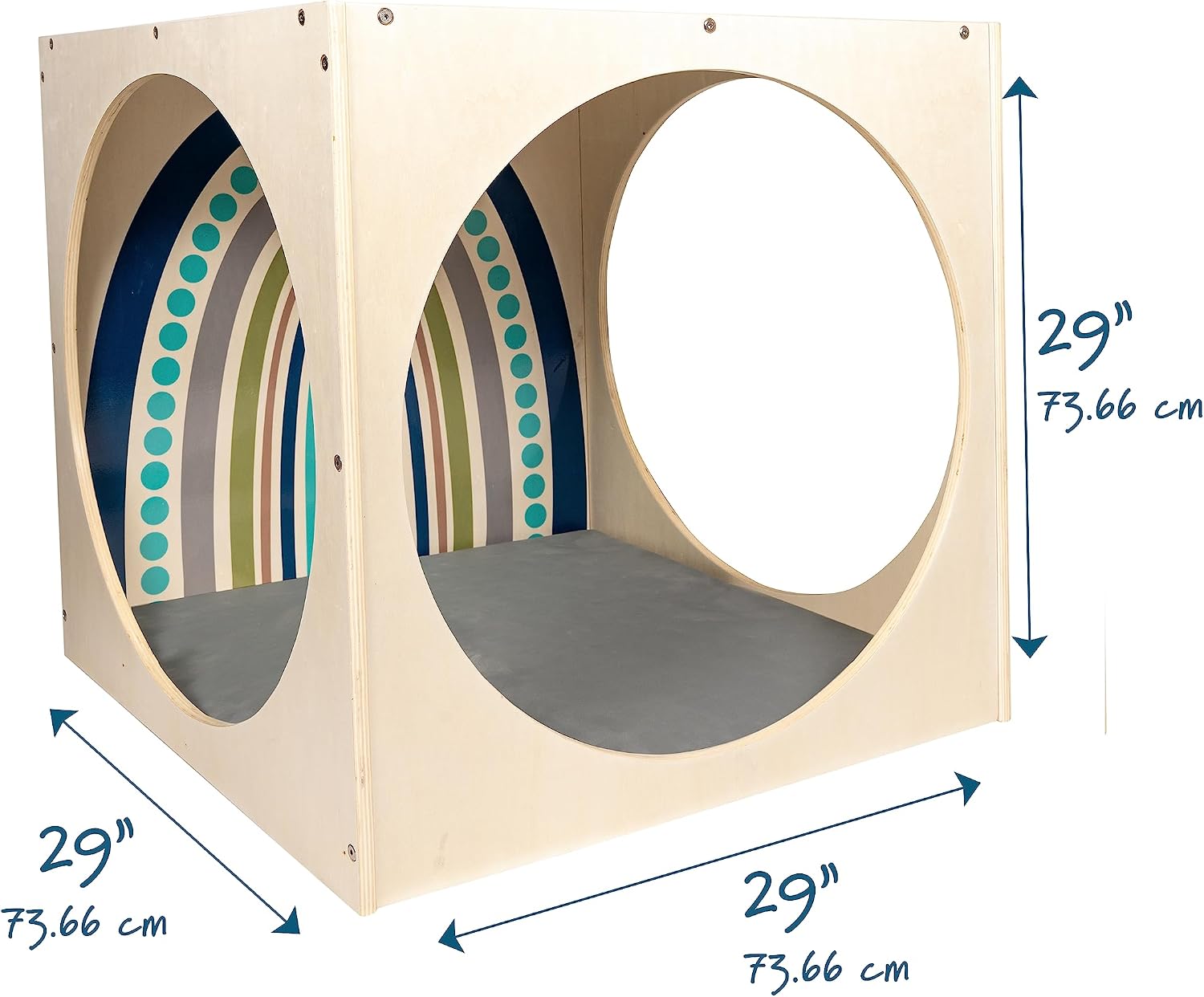 Children's Factory Tranquility Cube Reading Nook, Wooden