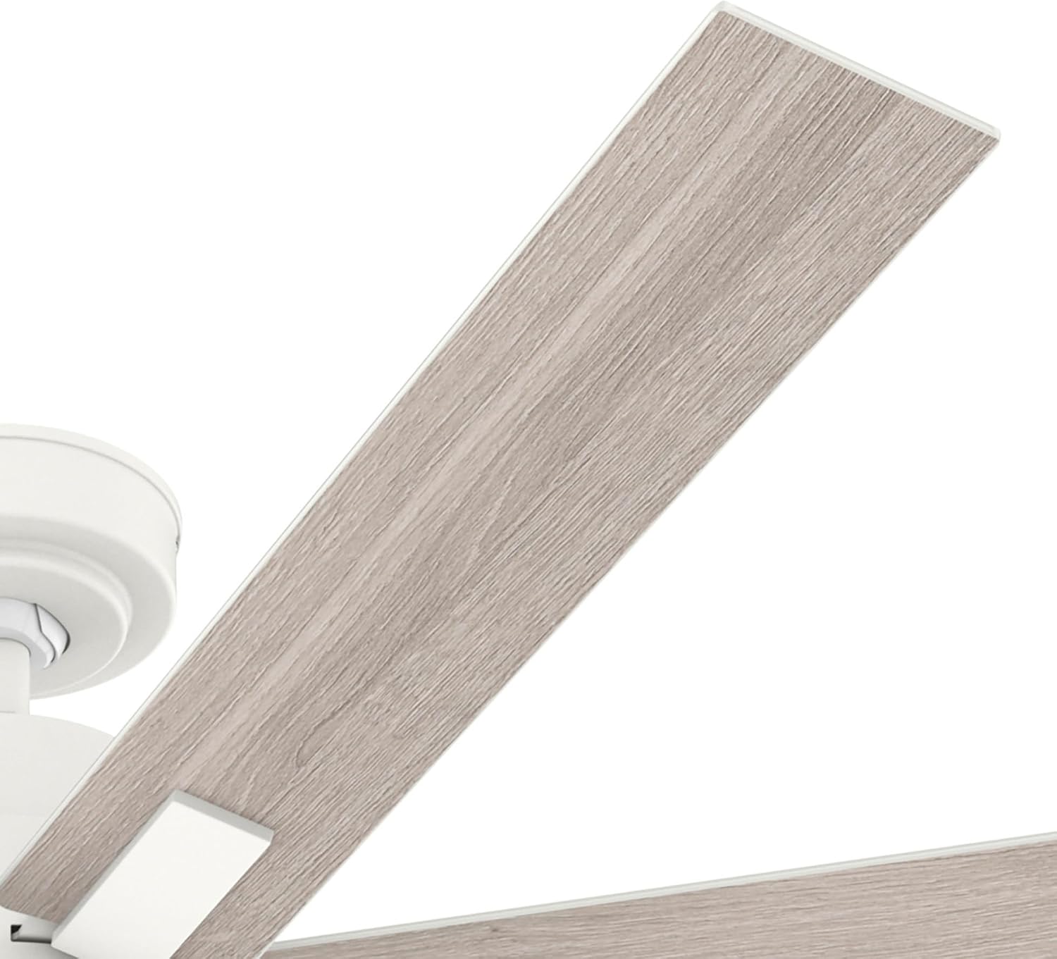 Hunter Fan 60 inch Indoor Ceiling Fan with Light and Remote, White Ceiling Fan for Bedroom, Living Room, Office, Kitchen, 6 Blades (Renewed)
