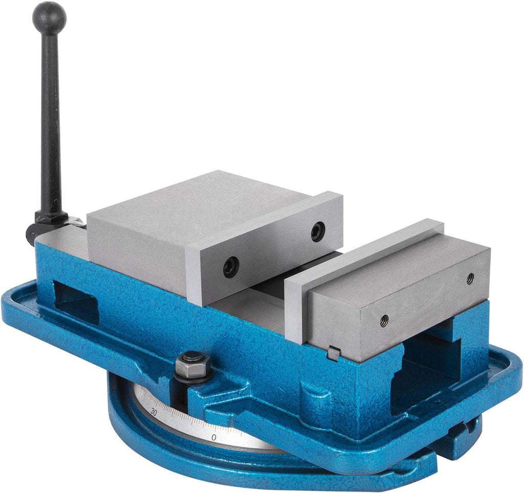 VEVOR 6 Inch Heavy Duty Milling Vise Bench Clamp Vise High Precision Clamping Vise 6 Inch Jaw Width with 360 Degrees Swiveling Base CNC Vise