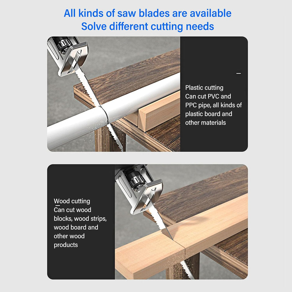 Cordless Reciprocating Saw, 88V Brushless Handheld Reciprocating Saw with 4000mAh Battery 0 to 3500SPM for Wood Metal Plastic 4 Blades Included (US Plug 100-240V)