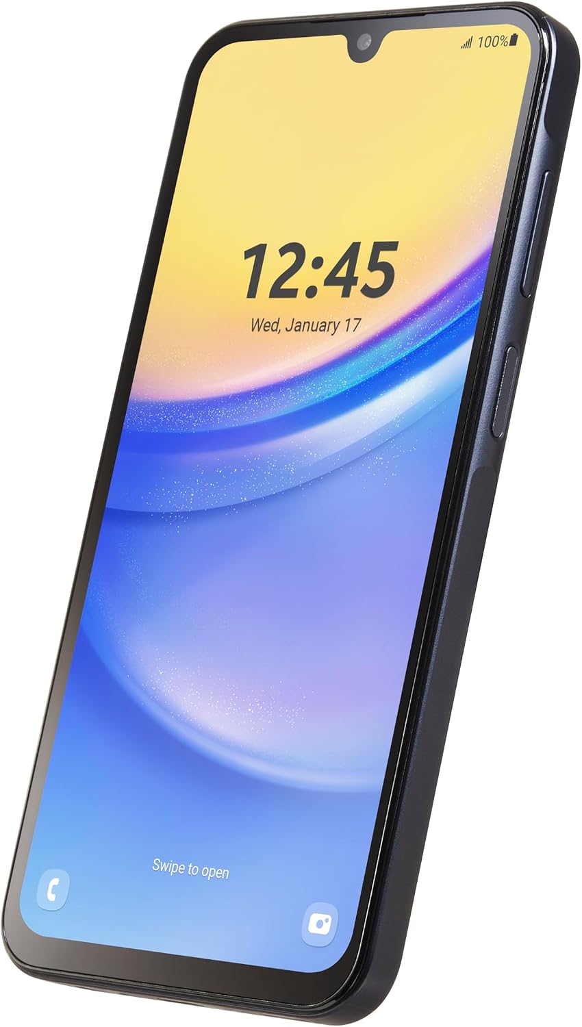 total wireless Samsung A15 5G Locked Prepaid Smartphone, 64GB, Black - Includes $55 Unlimited Talk, Text, & Data 30-Day Plan Upon Activation