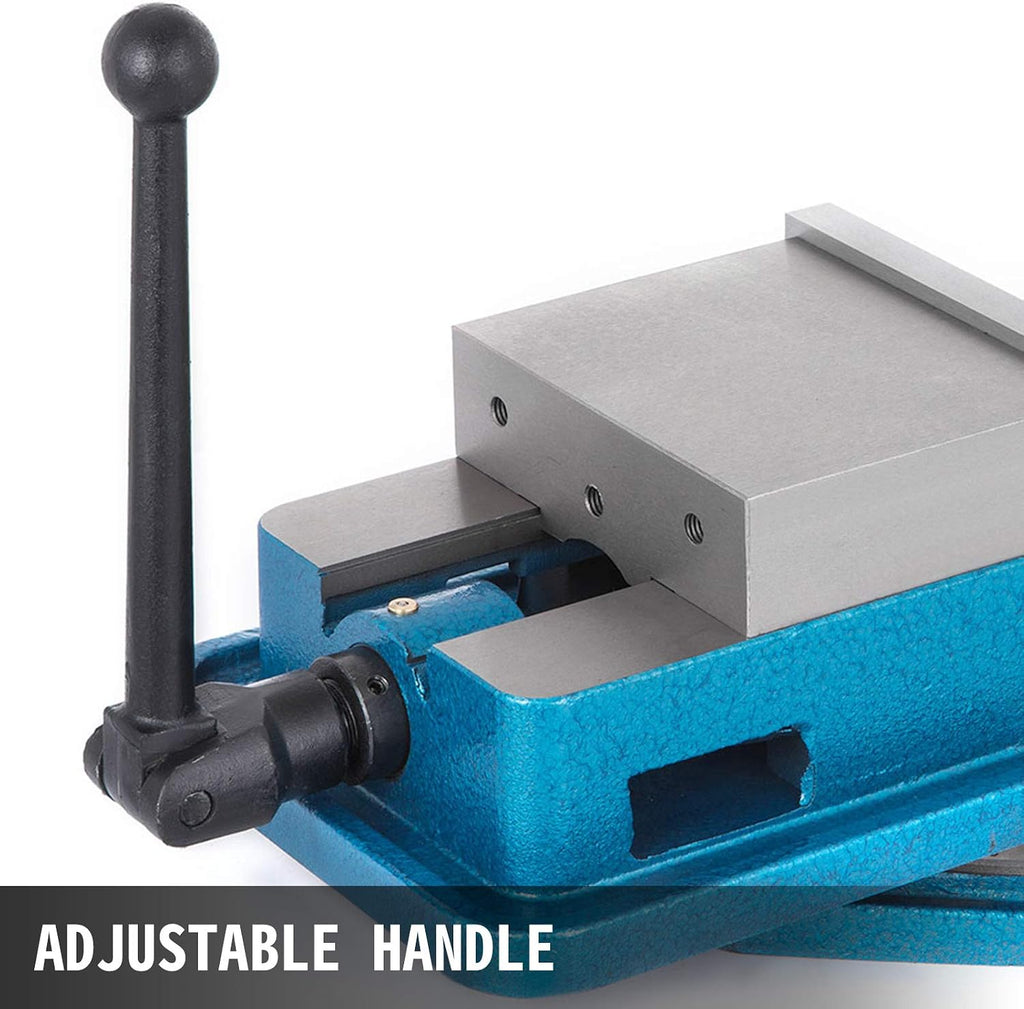 VEVOR 6 Inch Heavy Duty Milling Vise Bench Clamp Vise High Precision Clamping Vise 6 Inch Jaw Width with 360 Degrees Swiveling Base CNC Vise
