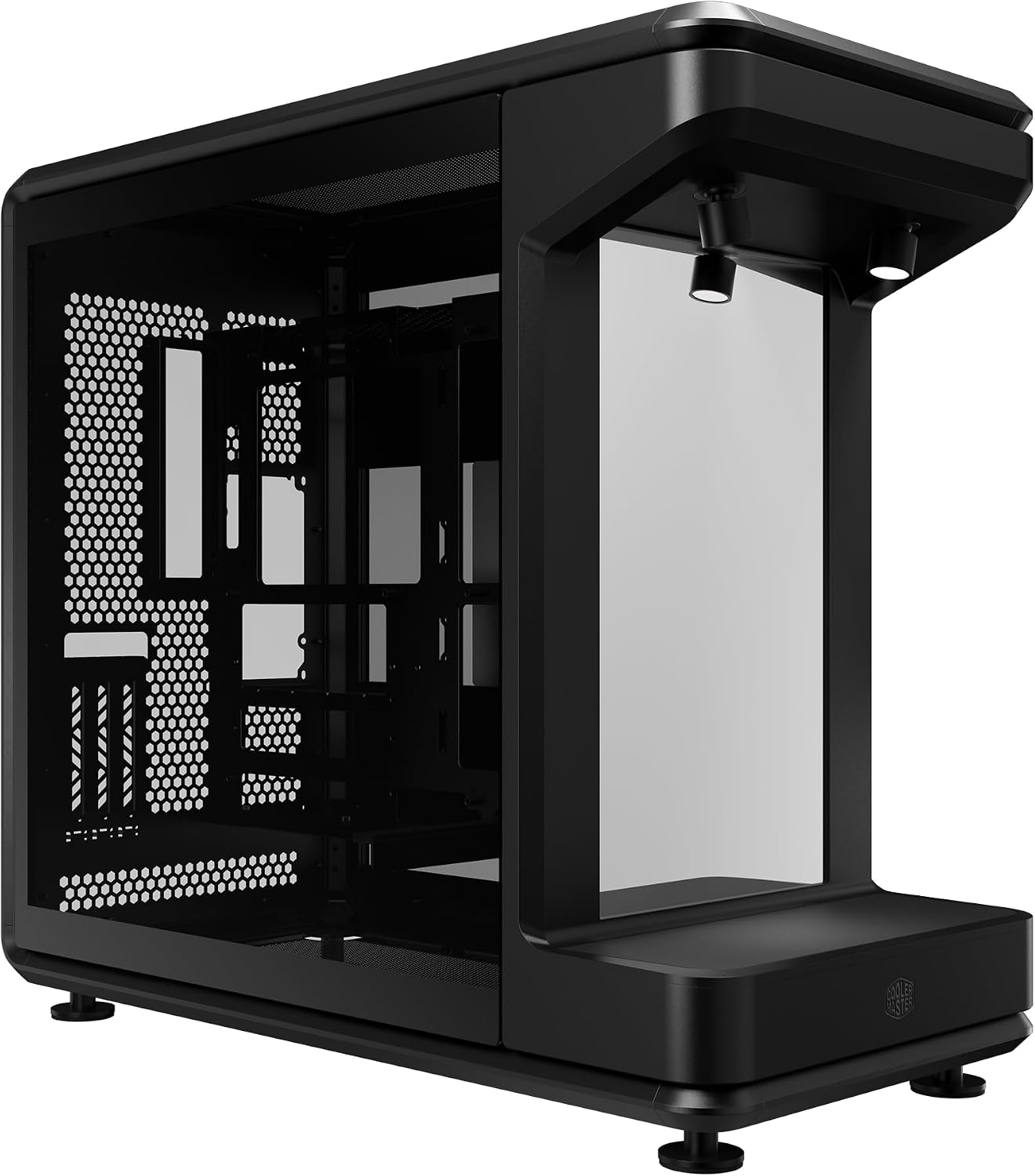 Cooler Master MasterFrame 360 Stage Mirror ATX Mid-Tower PC Case – Front Showcase Stage with Spotlight & Mirror, Supports 430mm GPUs & 360mm Radiators, PCIe 5.0 Ready, Up to 12x120mm Fans, USB-C