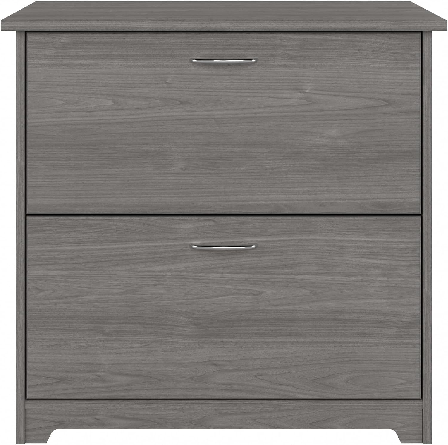 Bush Home Cabot 2 Drawer Lateral File Cabinet in Modern Gray, Home Office Chest for Letter, Legal, and A4-size Document Storage