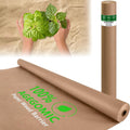 Biodegradable Weed Barrier, Heavy Duty Garden Paper Weed Biodegradable Landscape Fabric Paper Weed Barrier Paper Mulch Rolls for Weeds, Paper Mulch Rolls Garden Paper for Outdoor Garden Lawn (4x300ft)