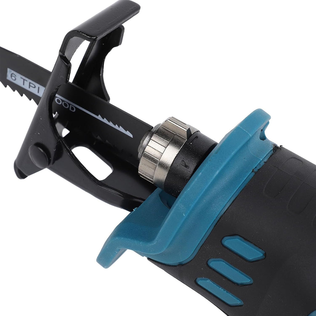 Cordless Reciprocating Saw, 88V Brushless Handheld Reciprocating Saw with 4000mAh Battery 0 to 3500SPM for Wood Metal Plastic 4 Blades Included (US Plug 100-240V)