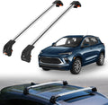 ERKUL Heavy Duty Roof Rack Cross Bars for Buick Encore GX 2020-2026 | Upgraded Aero Aluminum Crossbars with Smart Clamp System | Compatible with Flush Rails - Silver