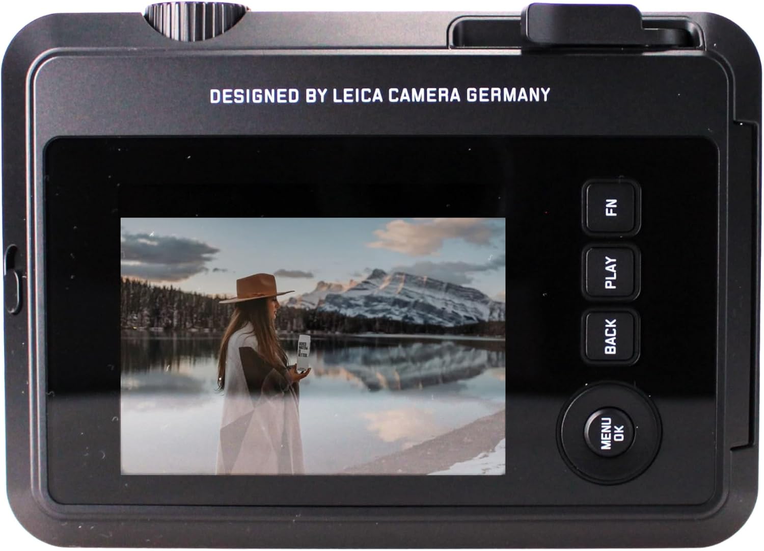 Leica Sofort 2 Hybrid Instant Photo Film and Digital Camera (Red) (19189) with LCD Display Bundle with Fujifilm Instant Film 20 Sheets + 128 GB Memory Card + Bag + Cleaning Kit