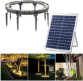 Garden Solar Lights, LED Solar Landscape Spotlights for Big Tree, Outdoor Ring Tree Light, Made to Last(Blue Light,Pack of 8)