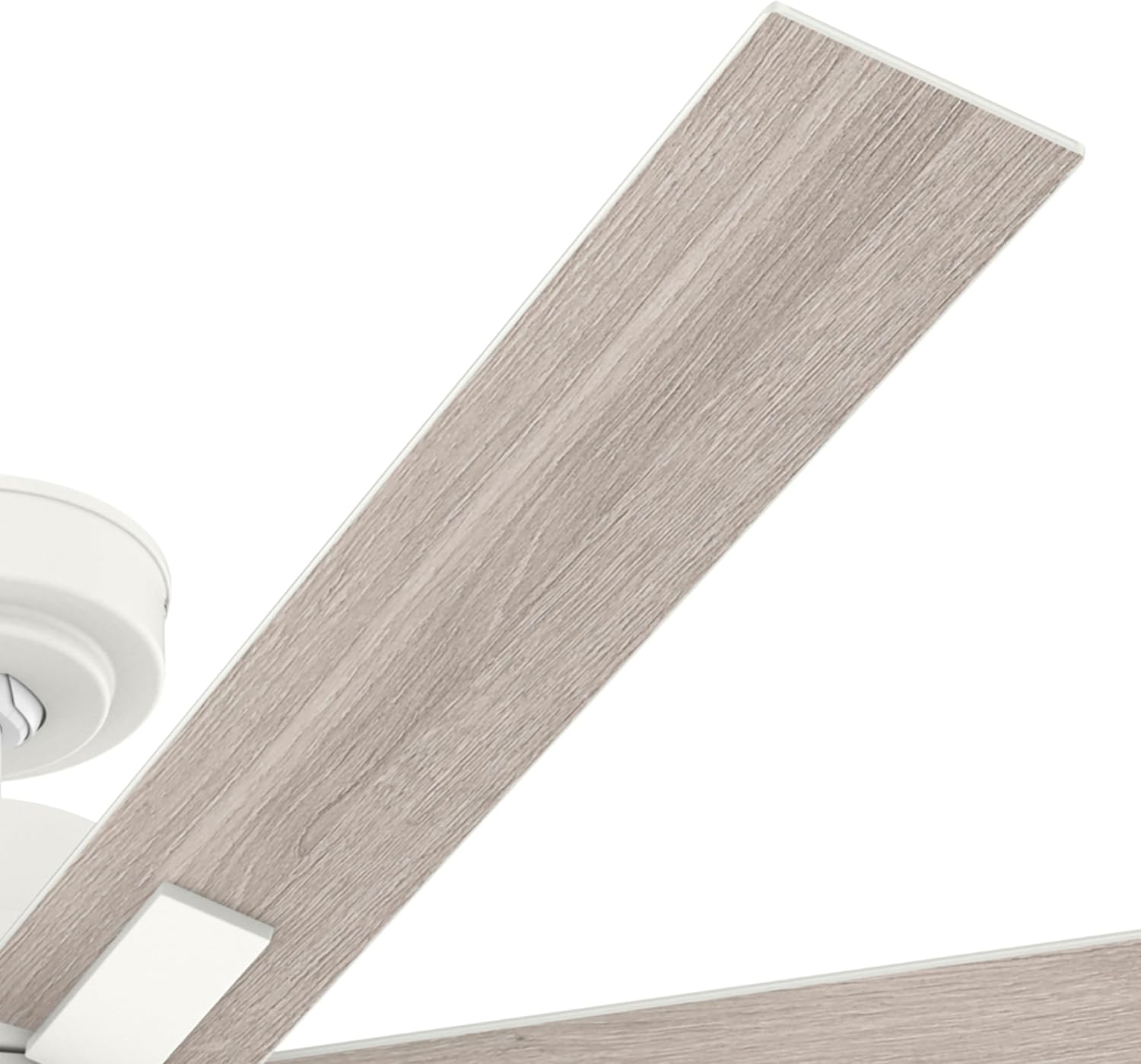 Hunter Fan Industrial/Modern 60 inch White Indoor Ceiling Fan with Light and Remote for Family Room, Dining Room, Office, Basement (Renewed)
