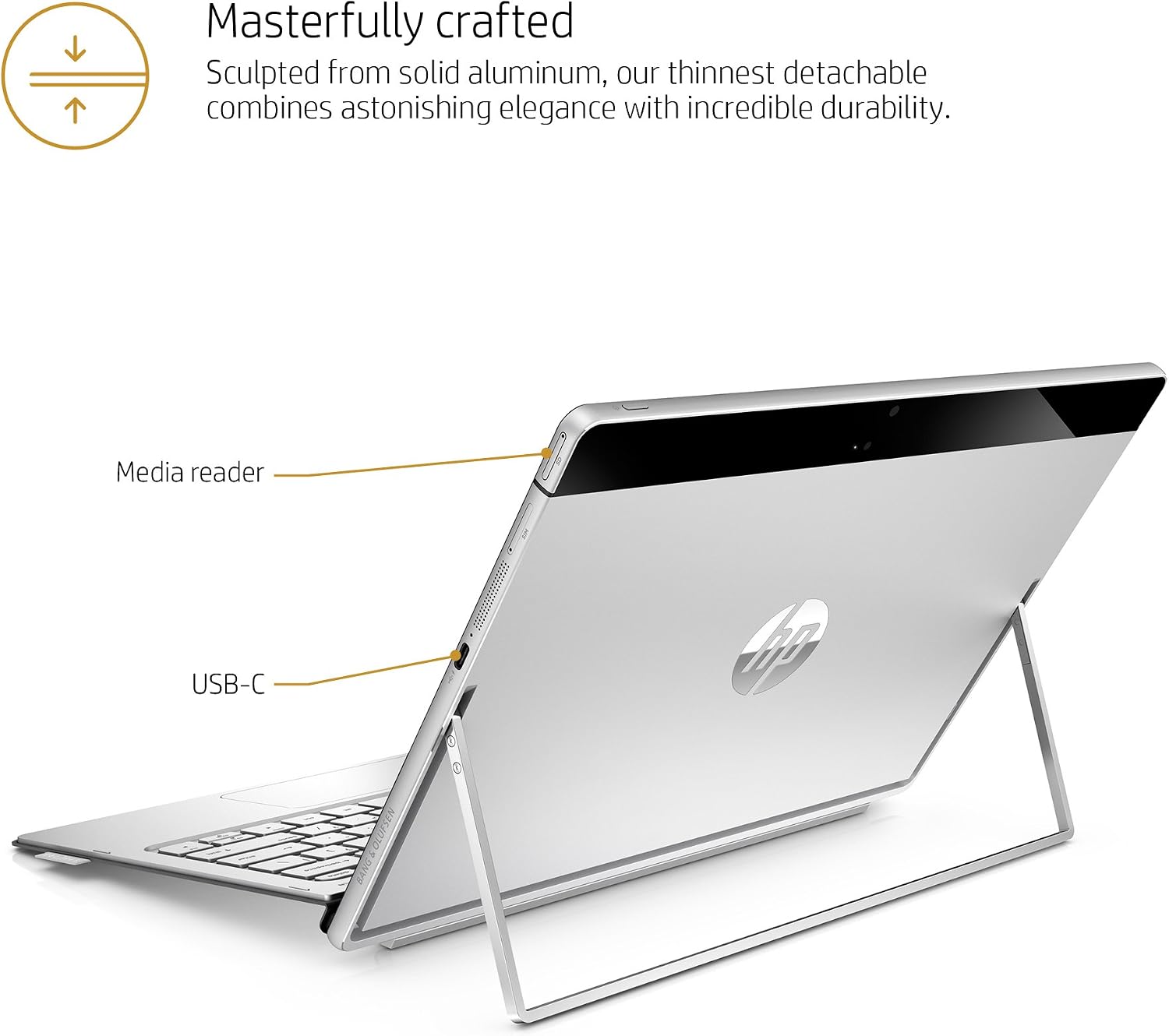 HP Spectre X2 Detachable 12-a008nr (Intel Core M3-6Y30DC, 4GB RAM, 128GB SSD, Touch Screen) with Windows 10