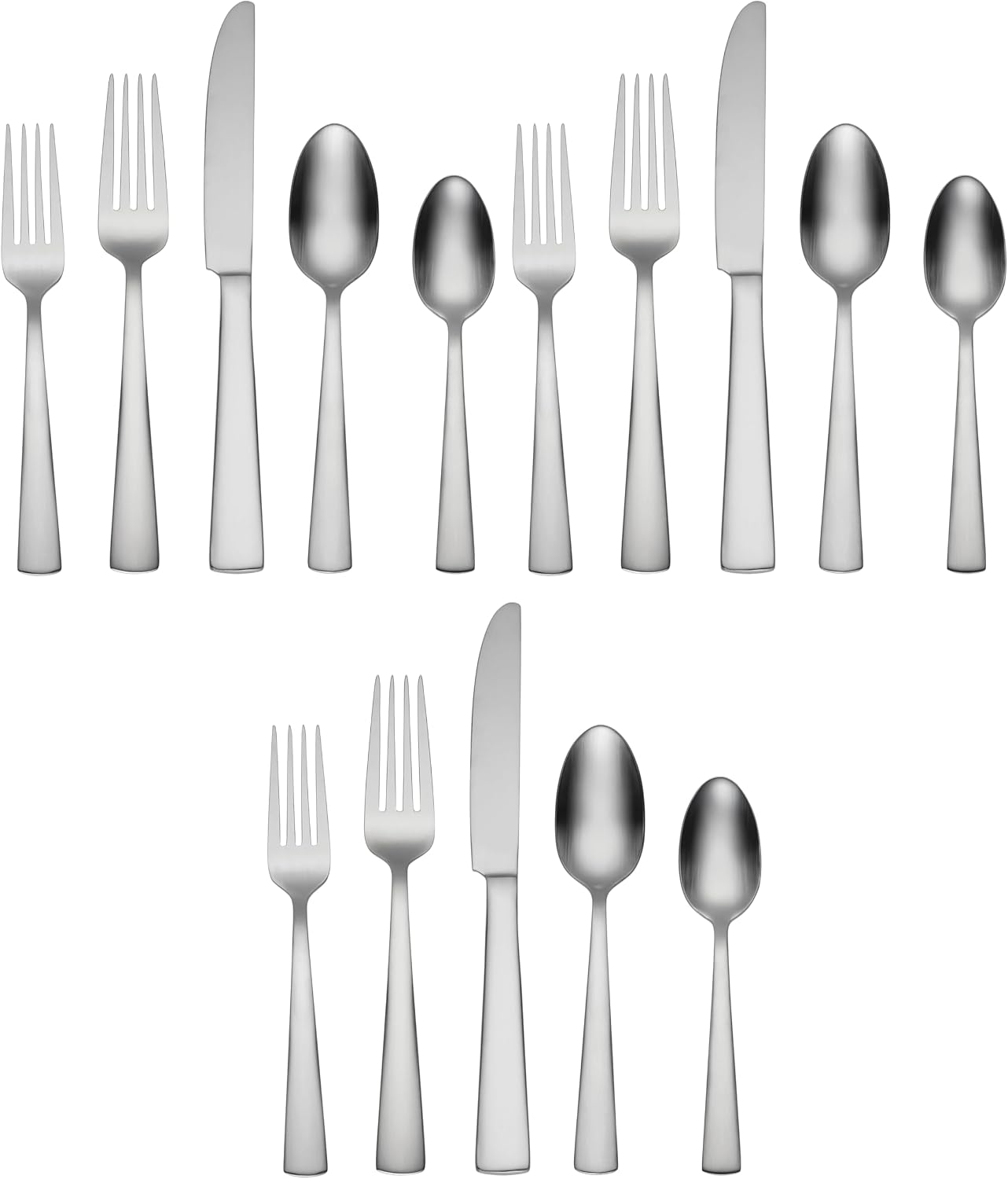 Oneida H290020AL20 Satin Nocha 20 Piece Everyday Flatware Set, Service For 4 (Pack of 3)