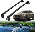 ERKUL Heavy Duty Roof Rack Cross Bars for Mazda CX-30 2020-2025 | Upgraded Aero Aluminum Crossbars with Smart Clamp System | Compatible with Flush Rails - Black