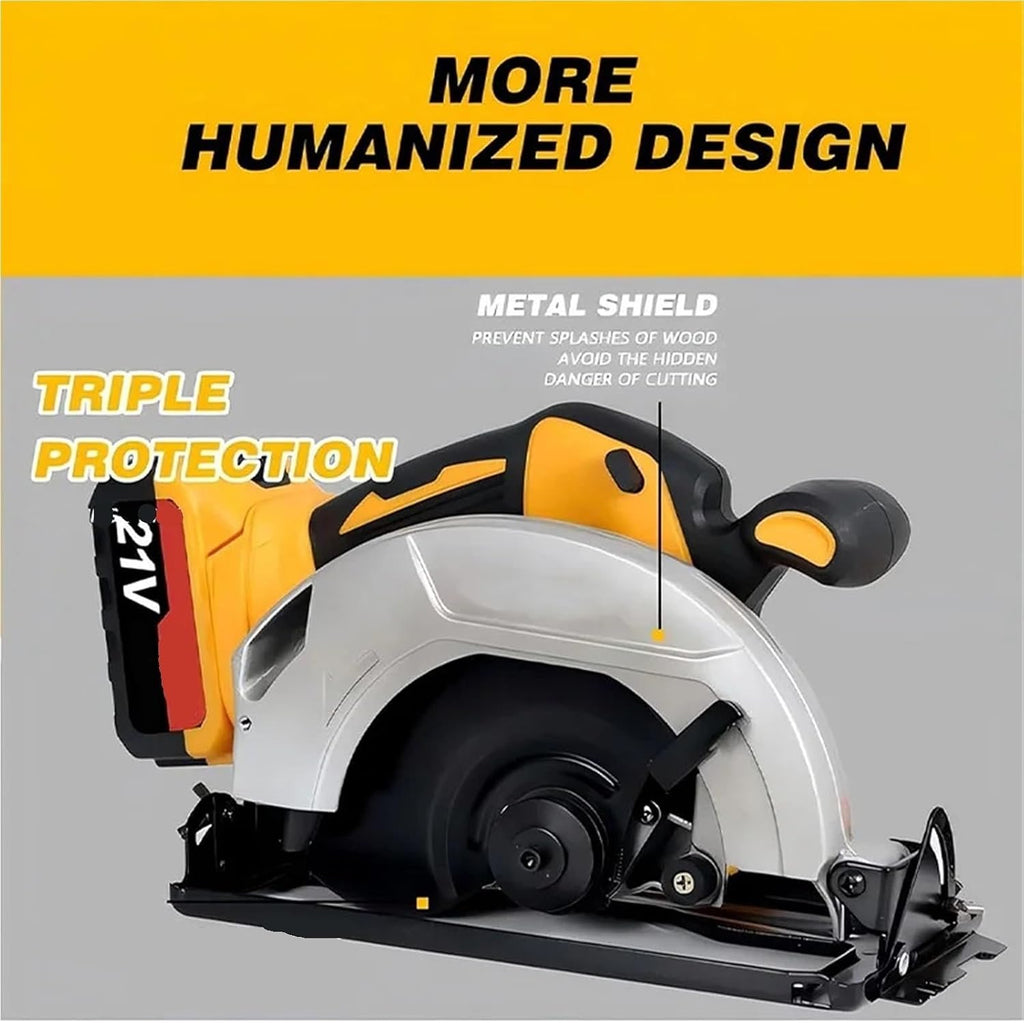 Reciprocating Saw, Cordless Circular Saw For Battery, 7 Inch Brushless Power Saws, Lightw