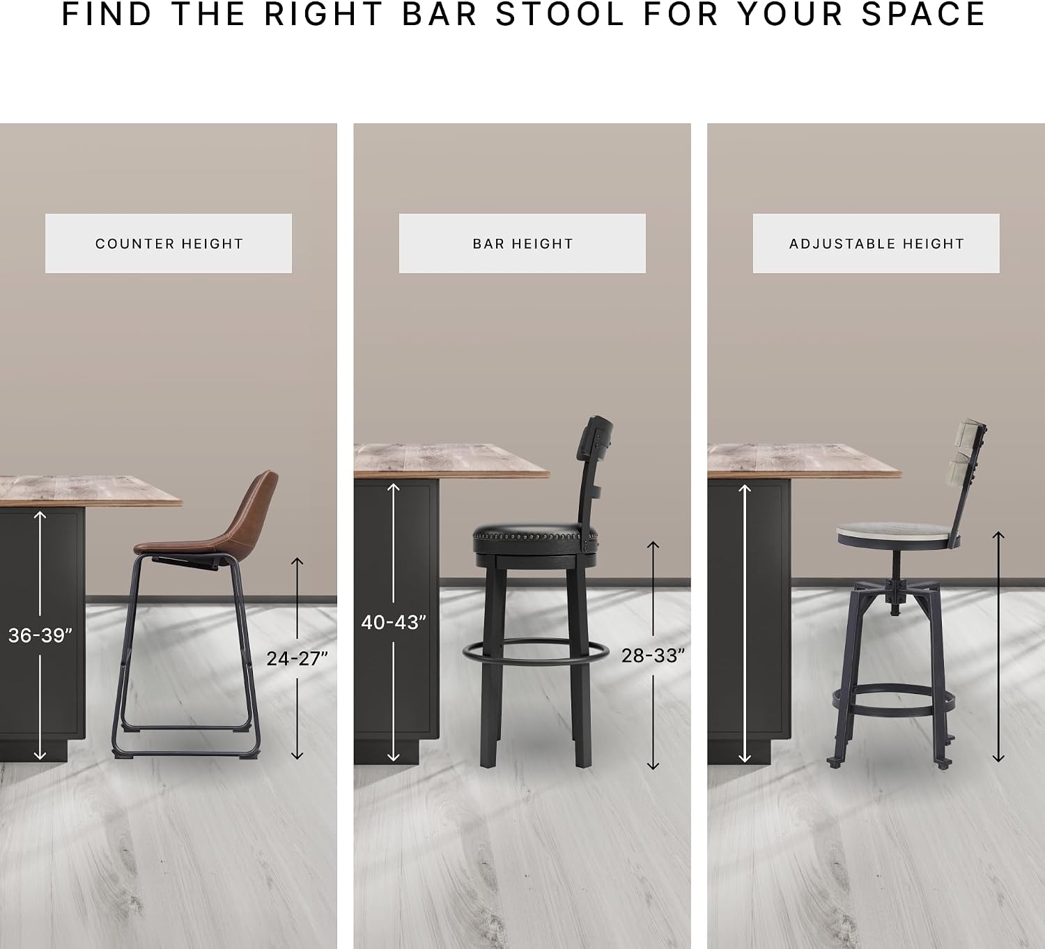 Signature Design by Ashley Valebeck Swivel Barstool With Back, Rustic-Industrial Wood and Metal, 360-Degree Swivel Counter Height Stool for Kitchen Island Seating, Linen Color