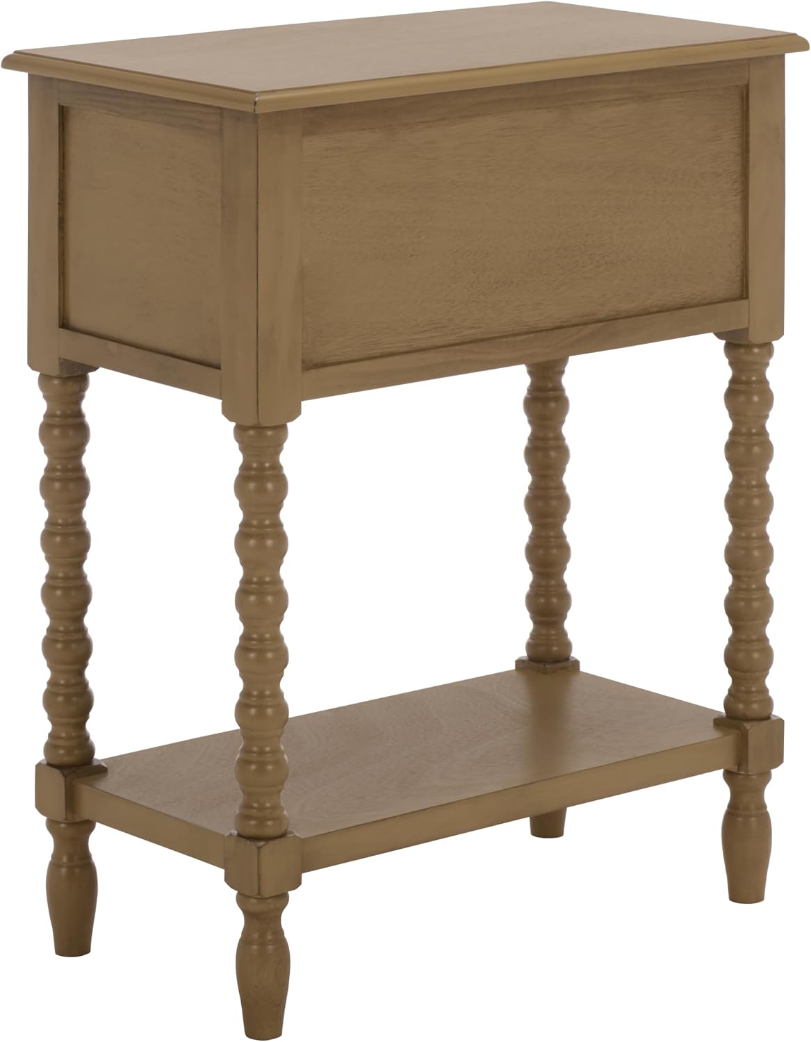 SAFAVIEH Furniture - Athena 3-Drawer Console Table - Desert Brown - Solid Wood - Farmhouse Classic Design - Ideal for Entryway, Living Room, Hallway, 23.5' W x 13' D x 29.5' H (CNS5703F)