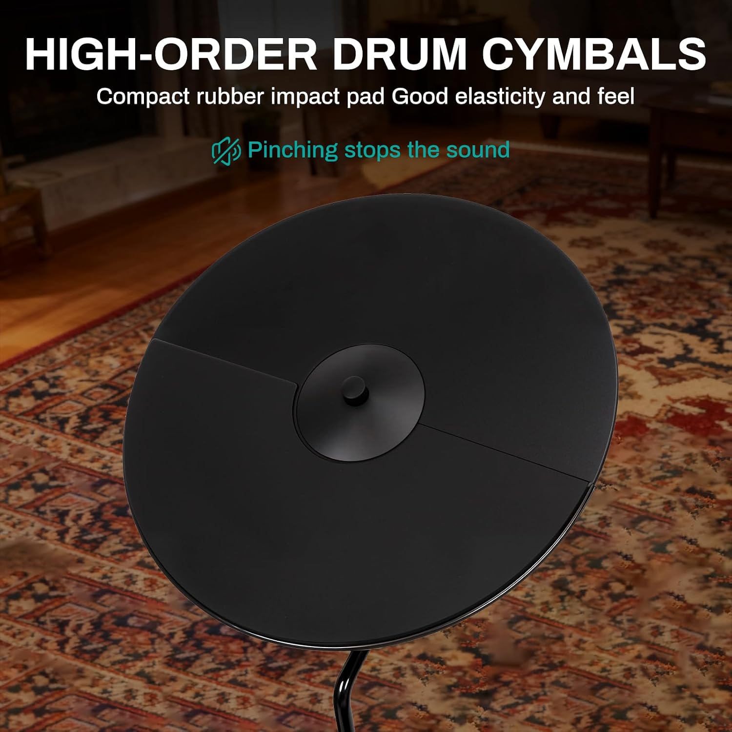 AODSK Electric Drum Set with Quiet Mesh Pads,Electronic Drum for Beginner,USB MIDI,Throne,Headphones,Sticks, Included 40 Kits and 450 Sounds