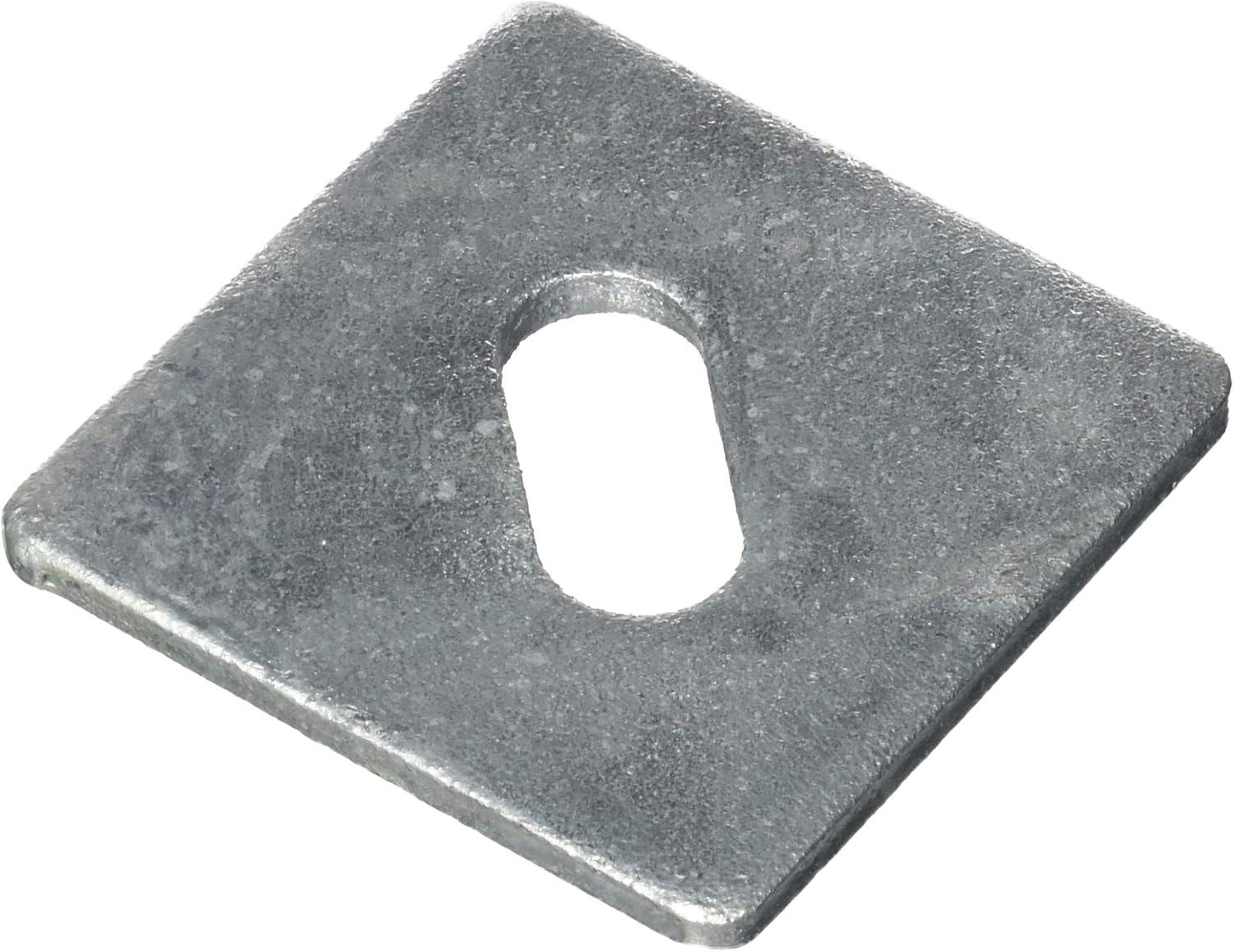 Hard-To-Find Fastener Hot-Dip Galvanized Square Washers, Durable & Secure Stainless Steel Metal Hardware Plates for DIY, Home Improvement, Construction, 5/8 x 3 x 3 x 1/4, Pack of 50