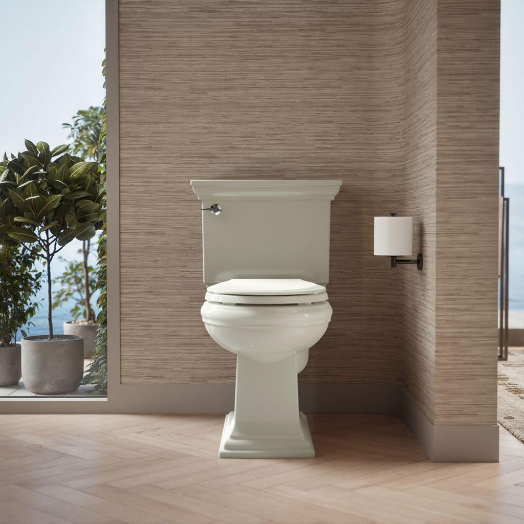 KOHLER 4639-RL-NY Cachet ReadyLatch Round Toilet Seat Soft Close, Dune (Pack of 2)