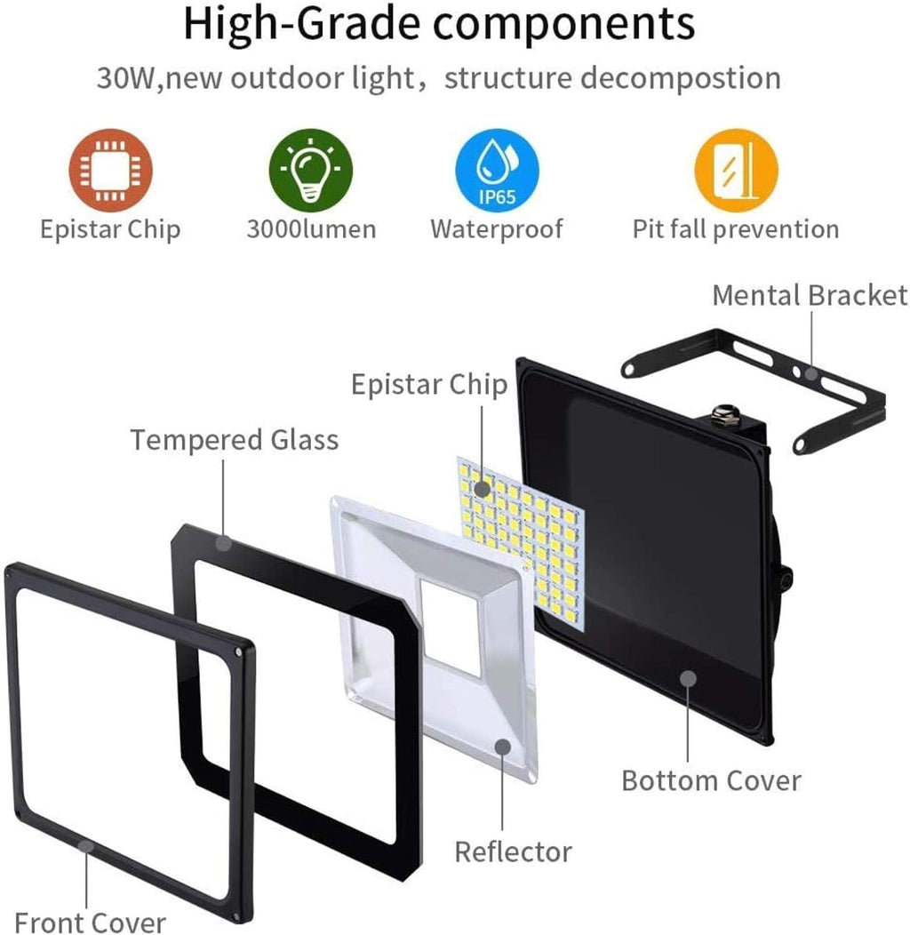 Solar Flood Lights Led Outdoor Floodlight,50W Waterproof Ip65,4000Lm,Warm White, Bright Security Spotlight for Garden, Square, Billboard,