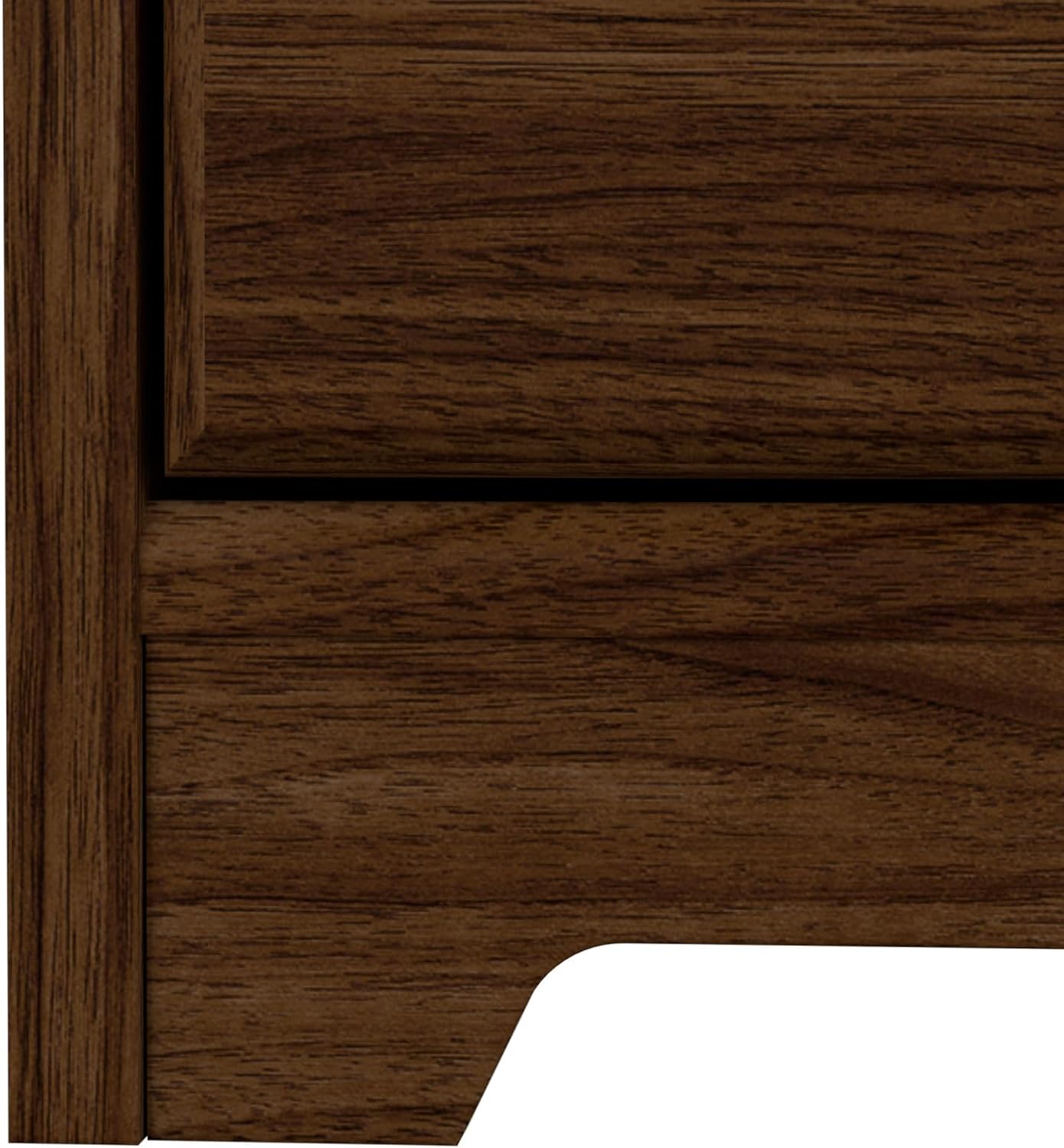 Bush Home Cabot 2 Drawer Lateral File Cabinet in Espresso Oak, Home Office Chest for Letter, Legal, and A4-size Document Storage
