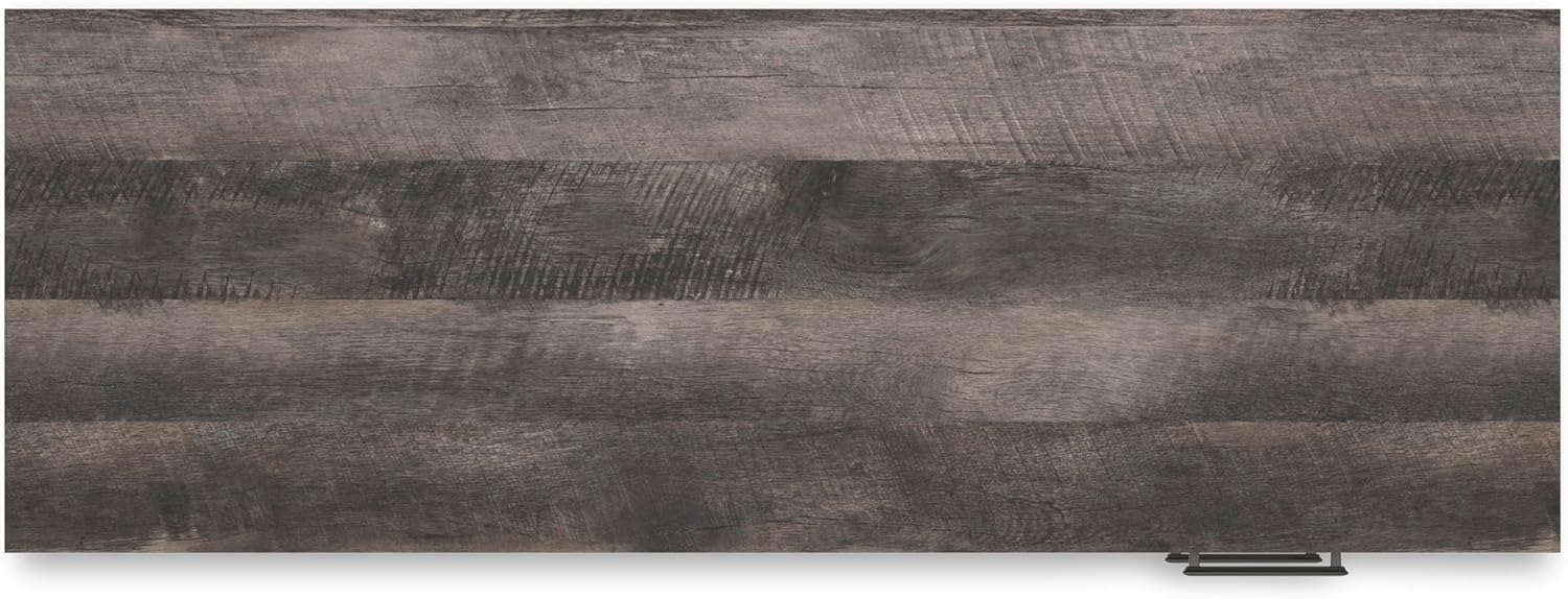 Signature Design by Ashley Shawburn Farmhouse 3-Drawer 54' Home Office Desk, White & Gray