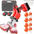 Electric Reciprocating Saws,Portable Battery-Powered Chainsaws,Electric Cordless Chainsaw with LED Lights,Outdoor Pruning Saw For Cutting Wood - With 12 Gloves,6AH