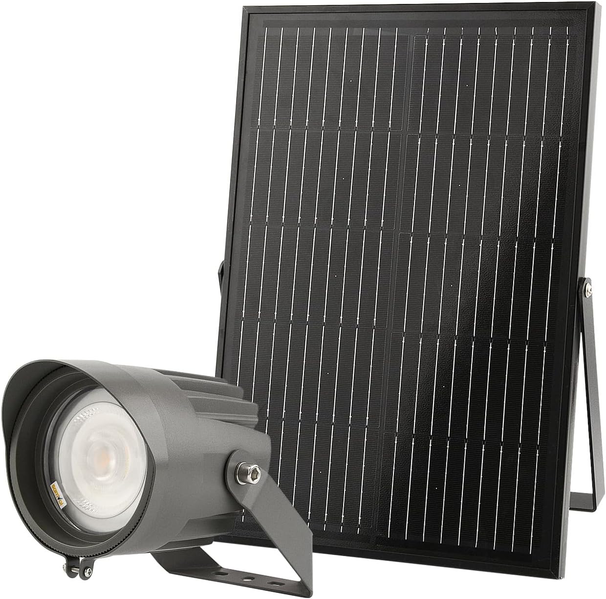 Solar-powered landscape spotlight, ultra-bright solar light for outdoor use, IP67 waterproof, remote control with 3 light colors and adjustable brightness, suitable for gardens and courtyards 2-Pack
