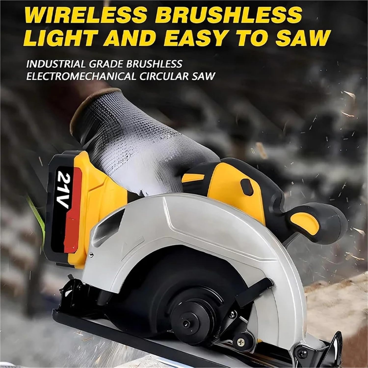 Reciprocating Saw, Cordless Circular Saw For Battery, 7 Inch Brushless Power Saws, Lightw