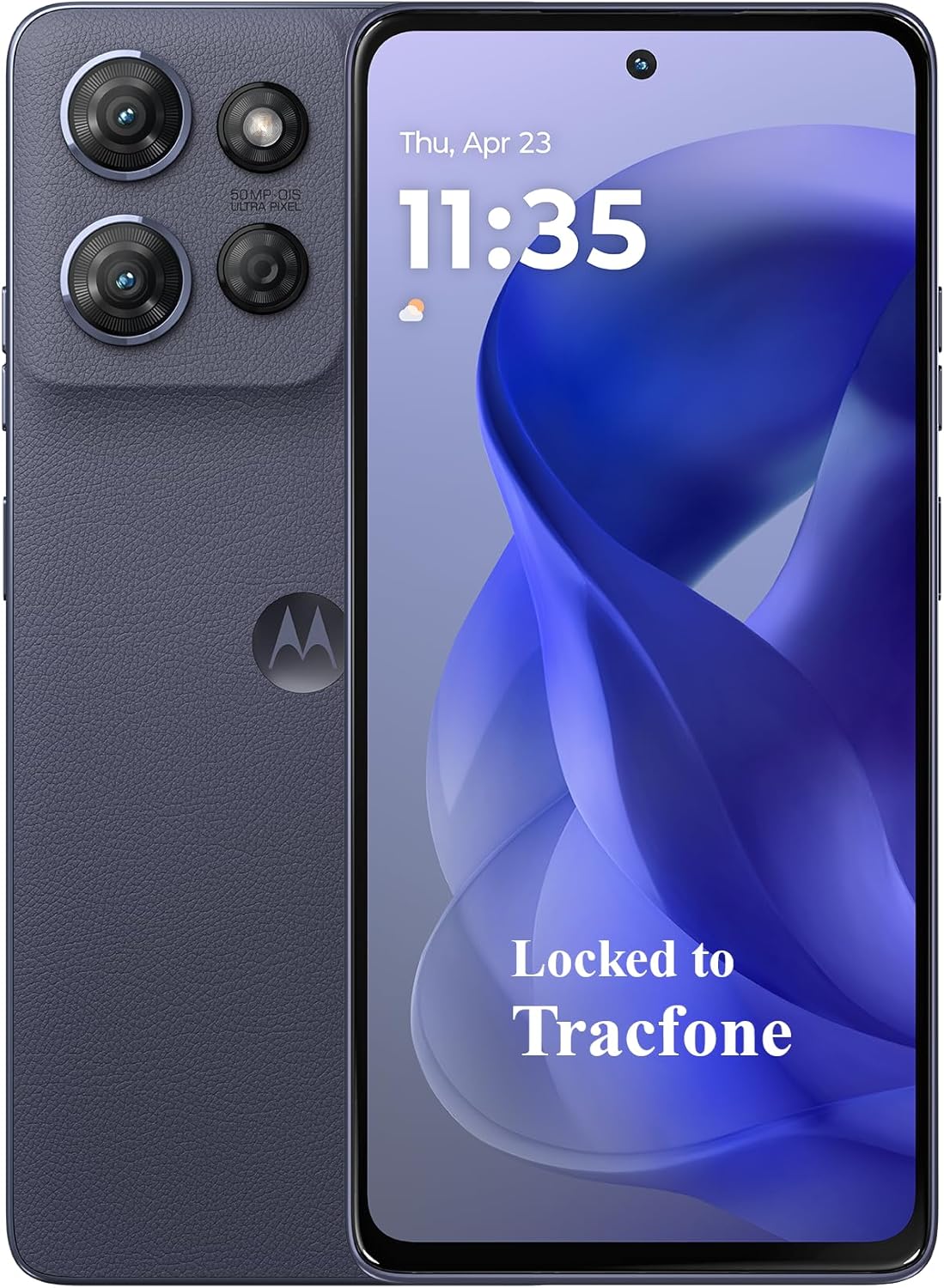 Tracfone Motorola Moto g Power 2025, 128GB, Slate Gray - 6.7' 120Hz Display, 50MP Camera, Long-Lasting Battery, 5G, Prepaid Smartphone (Locked to Tracfone)