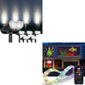 Linkind Solar Lights Outdoor StarRayS + Smart Curtain Lights