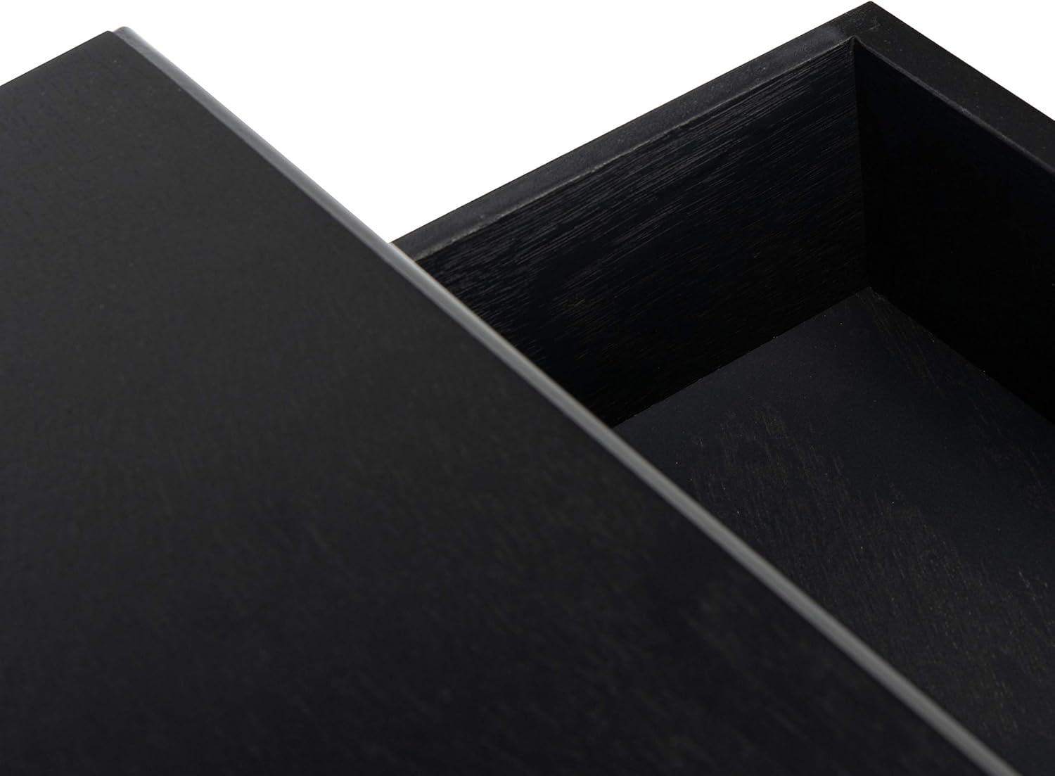 SAFAVIEH Furniture - Athena 3-Drawer Console Table - Black - Solid Wood - Farmhouse Classic Design - Ideal for Entryway, Living Room, Hallway, 23.5' W x 13' D x 29.5' H (CNS5703B)