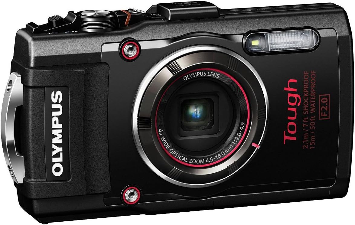 Olympus TG-4 16 MP Waterproof Digital Camera with 3-Inch LCD (Black)