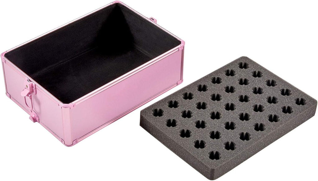 Train Case Rolling 5-in-1 with nail polish holder Portable Makeup Professional Cosmetic Organizer Makeup Traveling case Trolley Cart Trunk