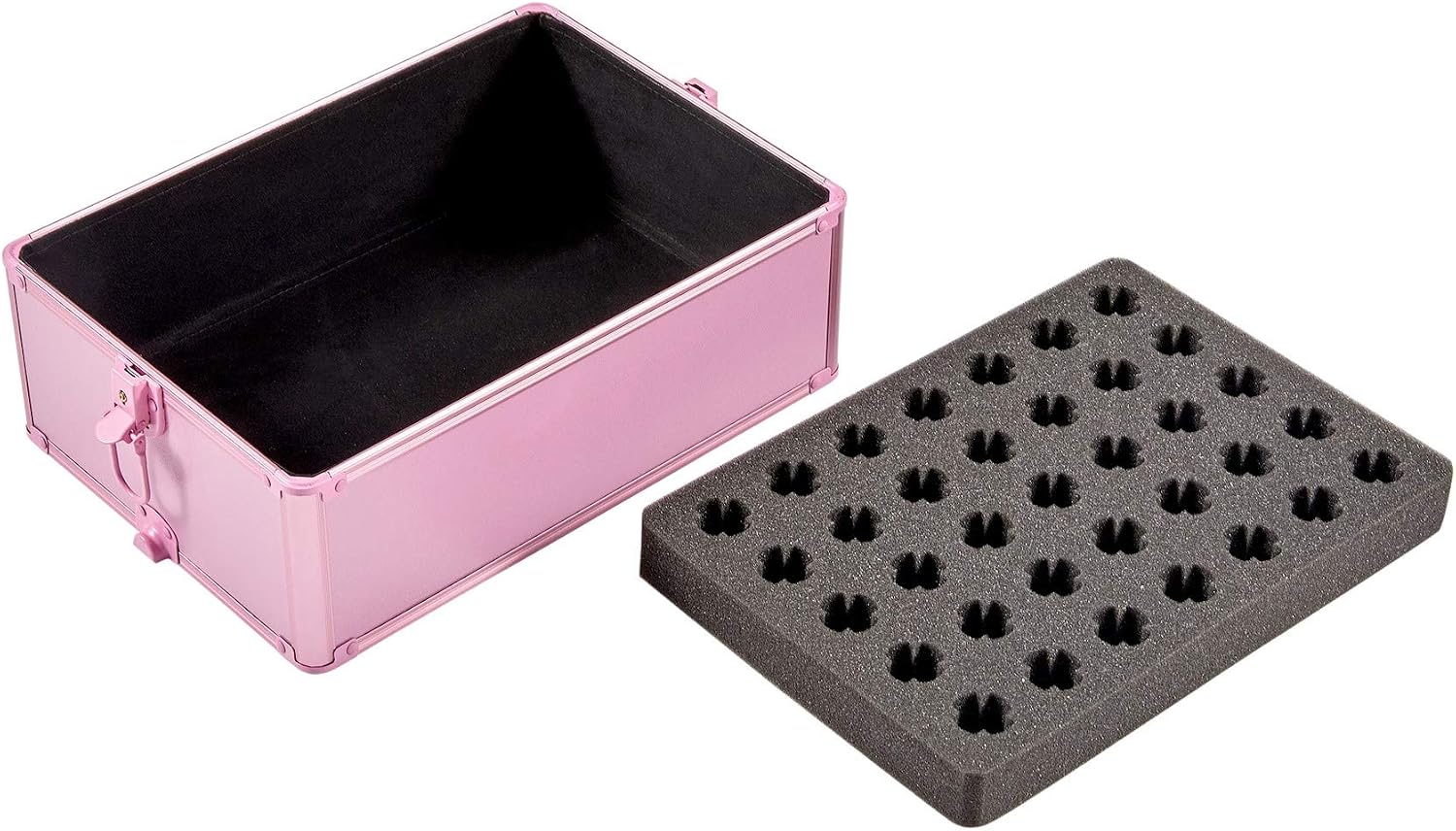 Train Case Rolling 5-in-1 with nail polish holder Portable Makeup Professional Cosmetic Organizer Makeup Traveling case Trolley Cart Trunk