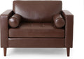 Christopher Knight Home Malinta Club Chair, Medium, Dark Brown + Espresso