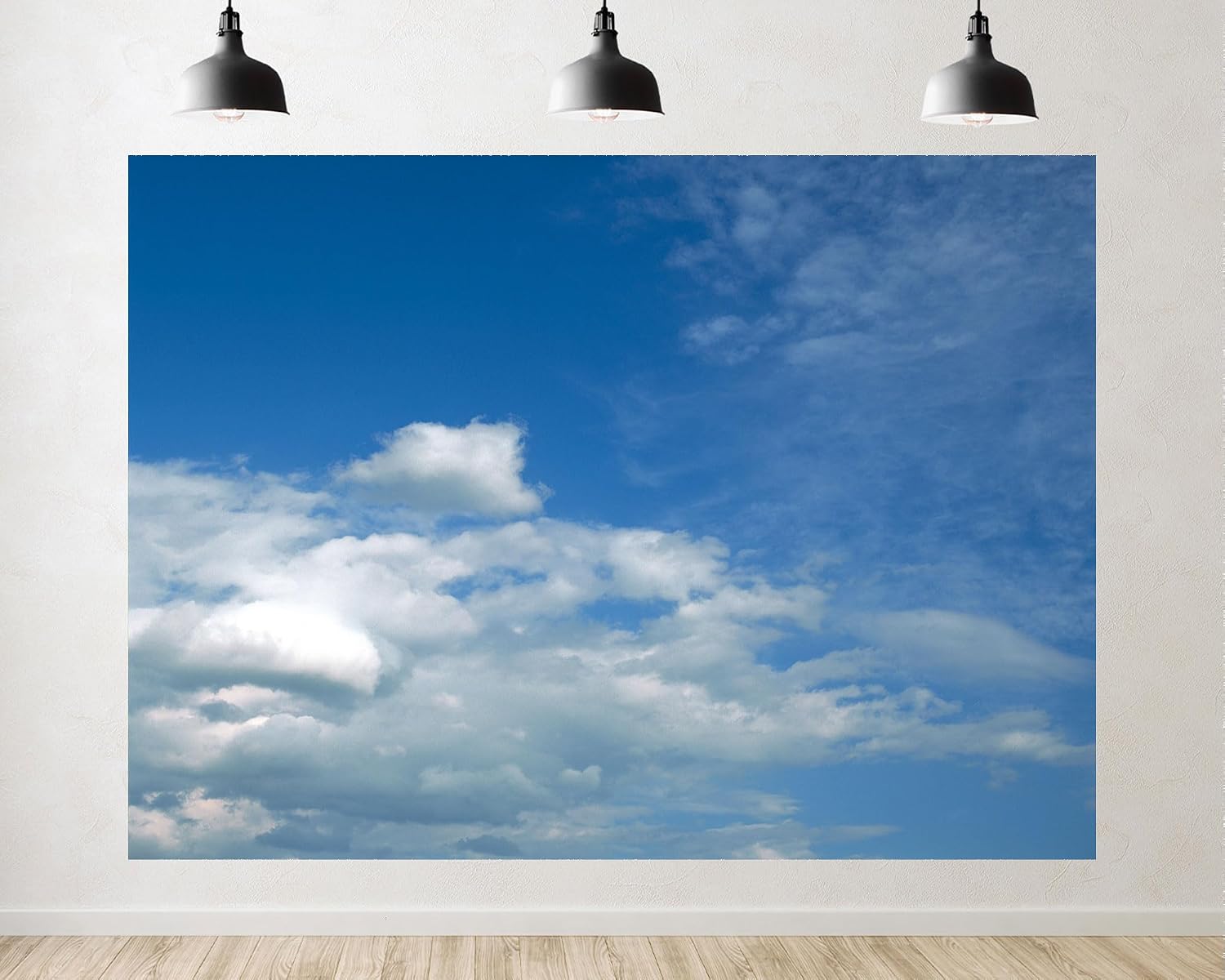Trykid 20x10ft Blue Sky White Clouds Backdrop Natural Scenery Sunshine Clear Sky Clouds Photography Background Baby Shower Newborn Baptism Wedding Birthday Party Decoration Studio Prop