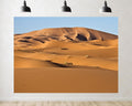 Trykid 20x10ft Warm Orange Sahara Desert Dunes Backdrop Scenic Rippling Sand Patterns Arid Landscape Clear Sky Photography Background Adventure Themed Party Decoration Photo Booth Prop Fabric