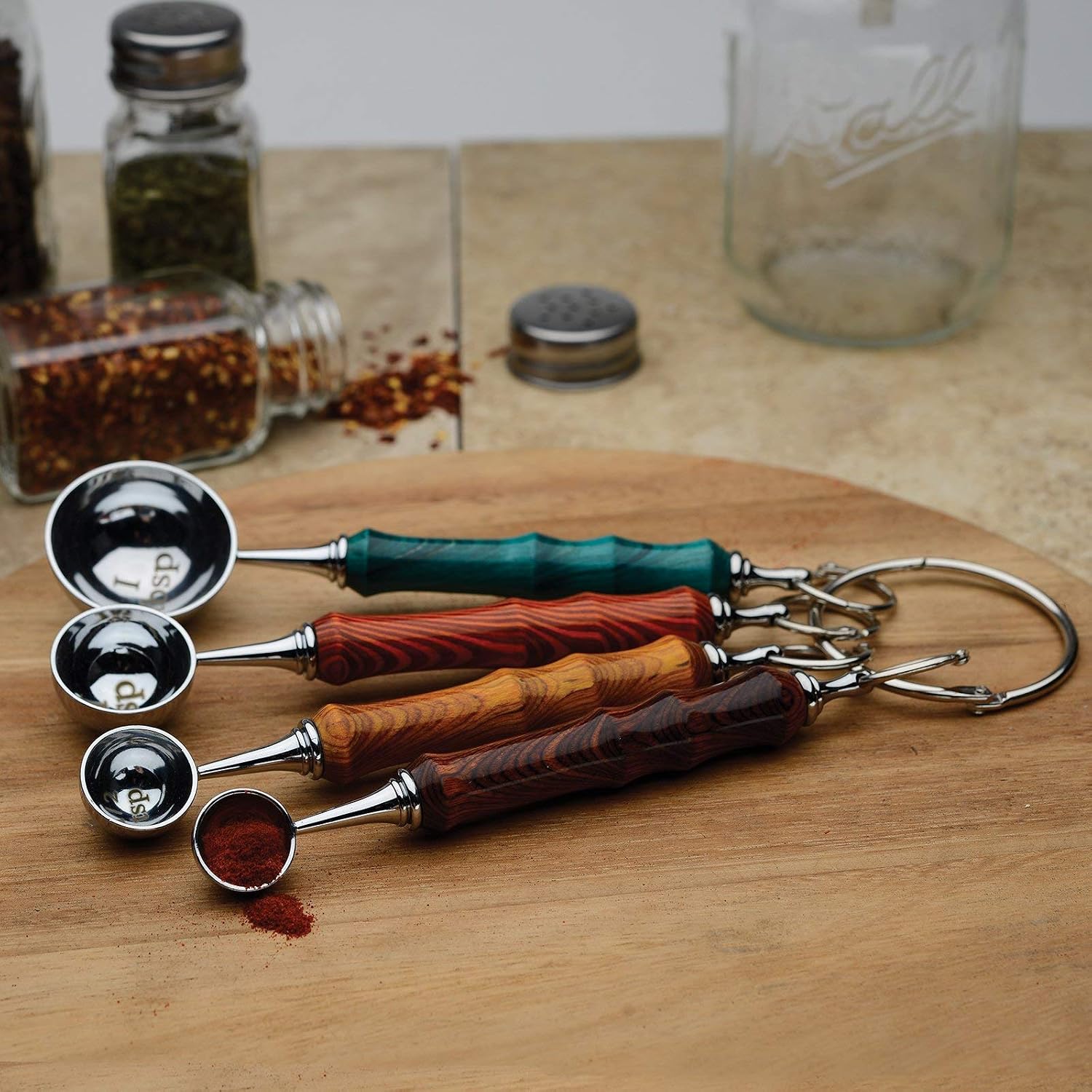Penn State Industries PKMSPN Measuring Spoon Set Kit Woodturning Project (5pack)