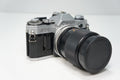 Canon AT-1 Chrome 35mm SLR Film Camera With Zoom FD mount lens. (Renewed)