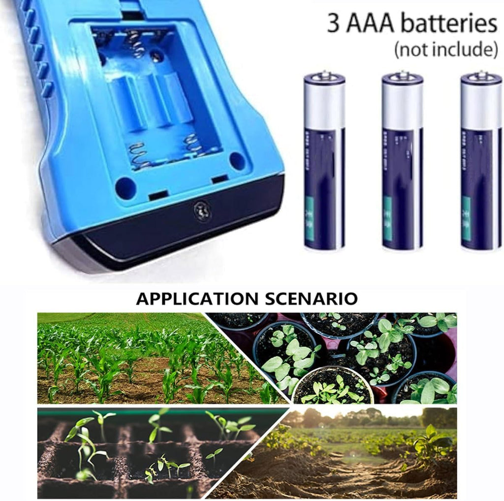 7-in-1 Soil Tester Kit - pH, Moisture, Nutrient, Conductivity, Phosphorus, Potassium, NPK - Accurate Gardening & Farming Soil Health Meter, Easy to Use, Essential for Plant Care
