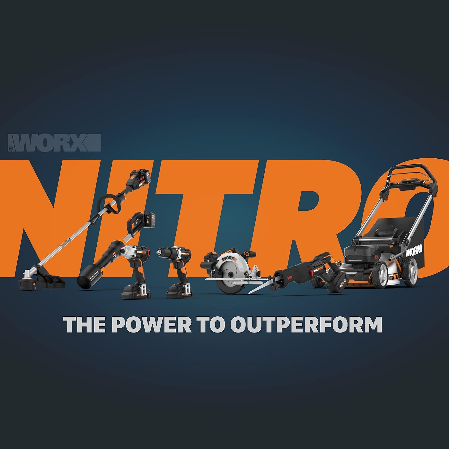Worx Nitro WX516L.9 20V Power Share Cordless Reciprocating Saw with Brushless Motor (Tool Only)